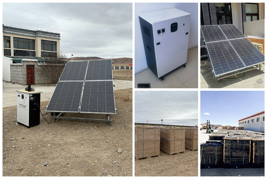 西藏扶贫项目 2kW 户用储能系统现场图片